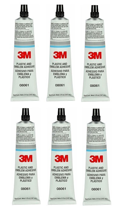 3M 8061  Adhesive Glue Security Craft Plastic Emblem (6 Pack)