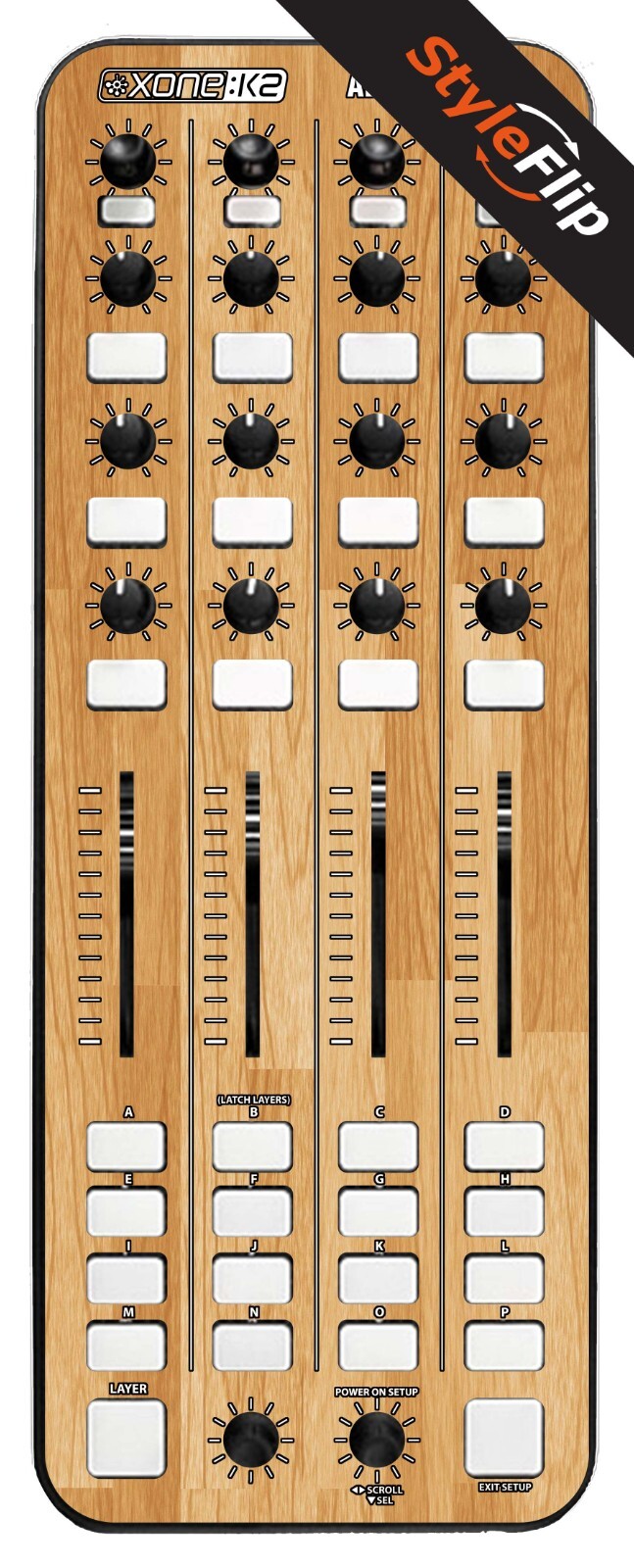 Allen & Heath XONE K2 Skins | Wood 5 | Protective Decal | StyleFlip Skins