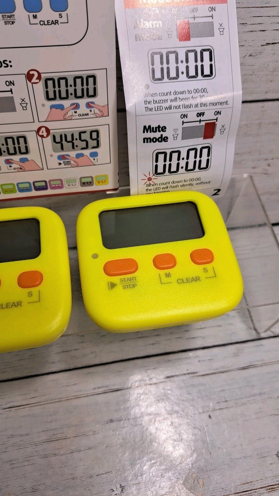 2 Pack Digital Timer for Kids, Magnetic Countdown Kitchen Timers for Cooking,...