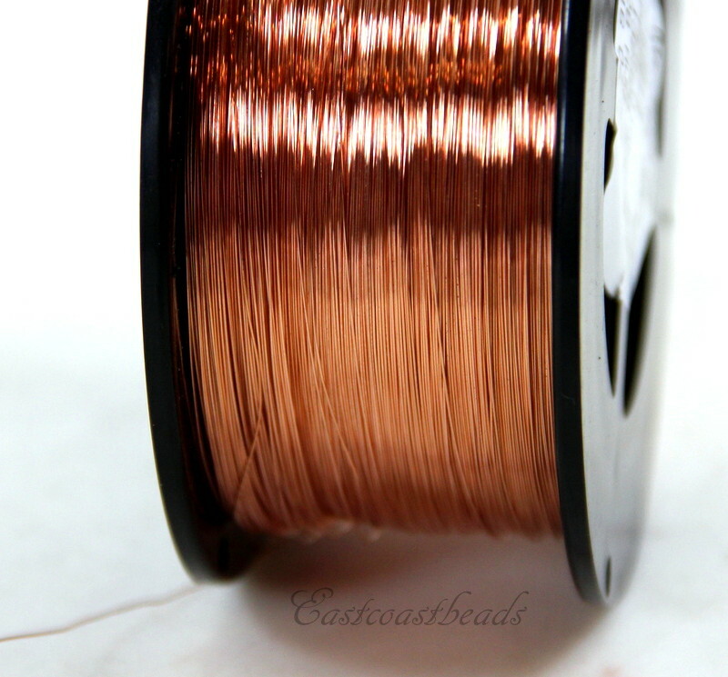 Copper Wire, 28 Gauge ROUND Dead Soft, Copper Jewelry Wire, 50 Feet, 11