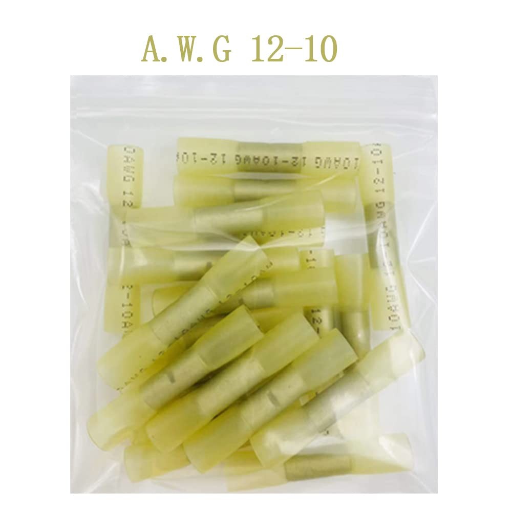 300pcs Heat Shrink Butt Wire Connectors Waterproof Crimp Splice Terminal Kit