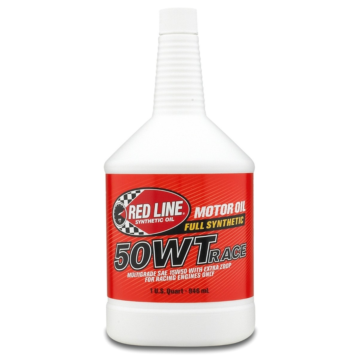Red Line Oil 10504 Full Synthetic 50WT MotorRace Oil SAE 15W50, 1 Quart