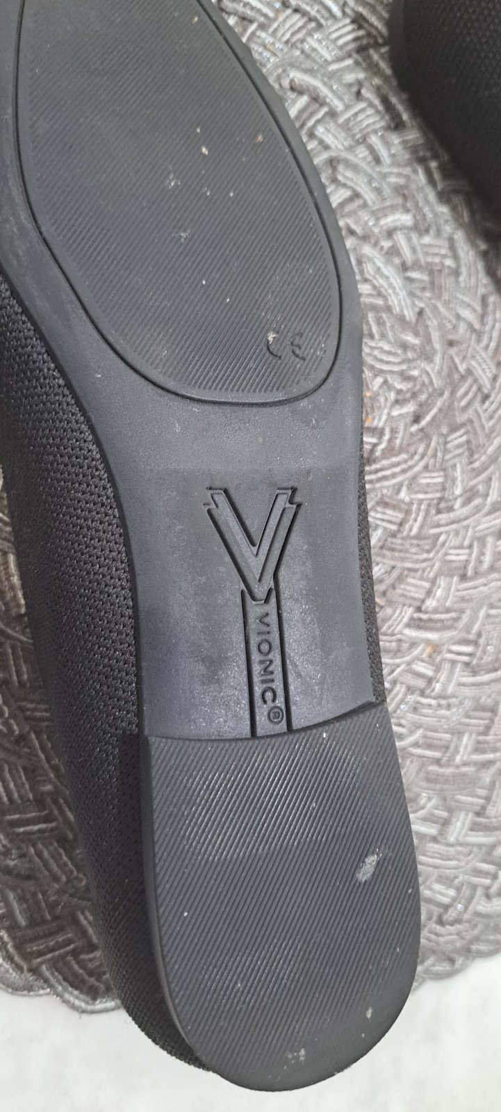 Vionic Klara Black Knit Ballet Flats EUC 6.5