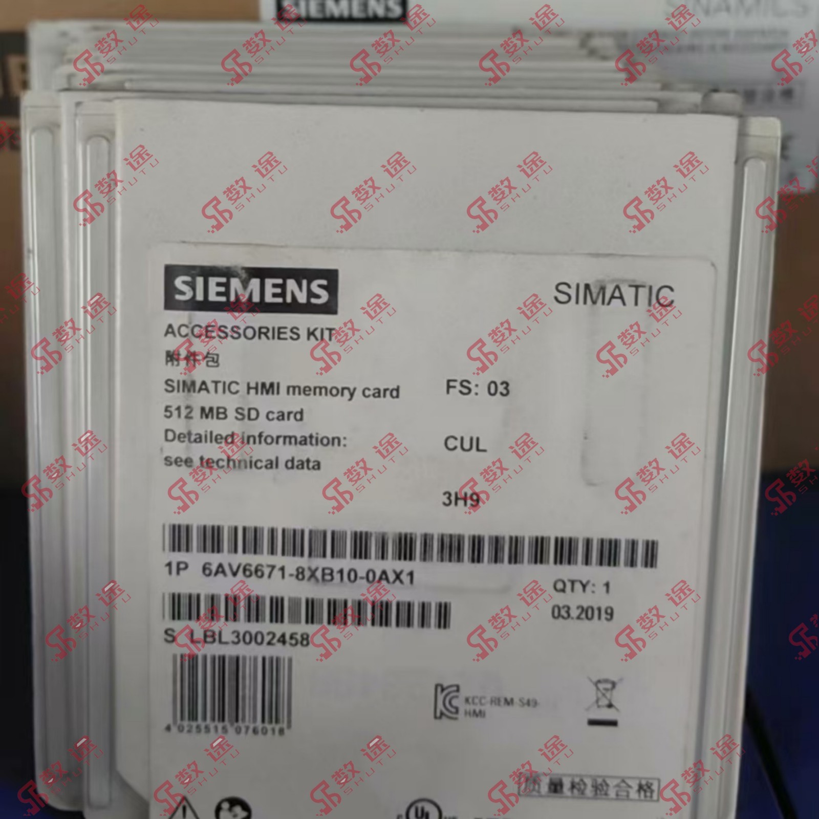1pcs In Box  New Siemens 6AV6671-8XB10-0AX1 512MB HMI memory card