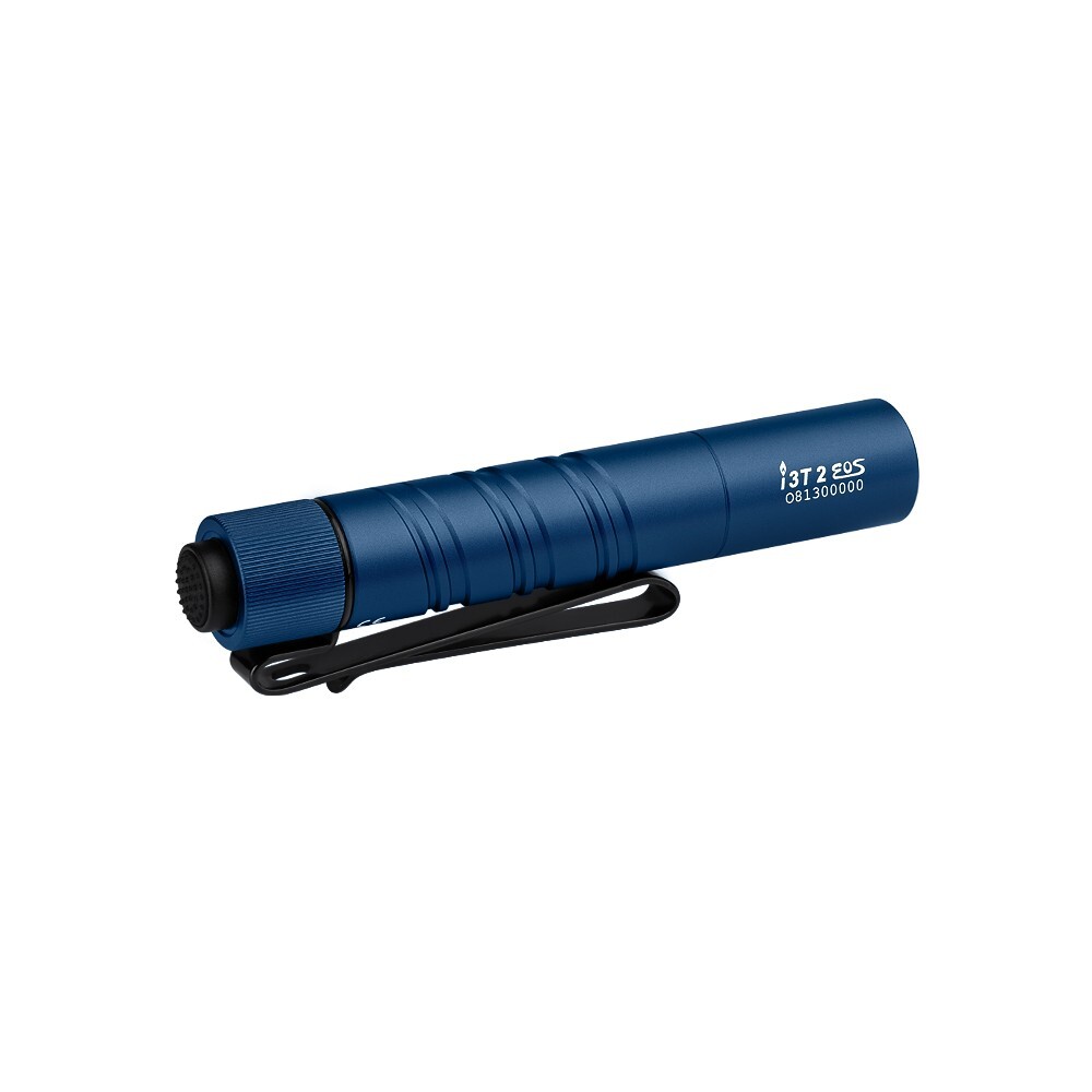 Olight I3T 2 EOS Midnight Blue Dual-Output Tail Switch Flashlight, 200/300 Lume