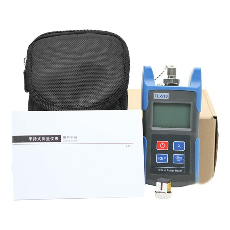 TL-510 Mini Fiber Power Meter Fiber Optic Power Meter Support 6 Calibration xr0