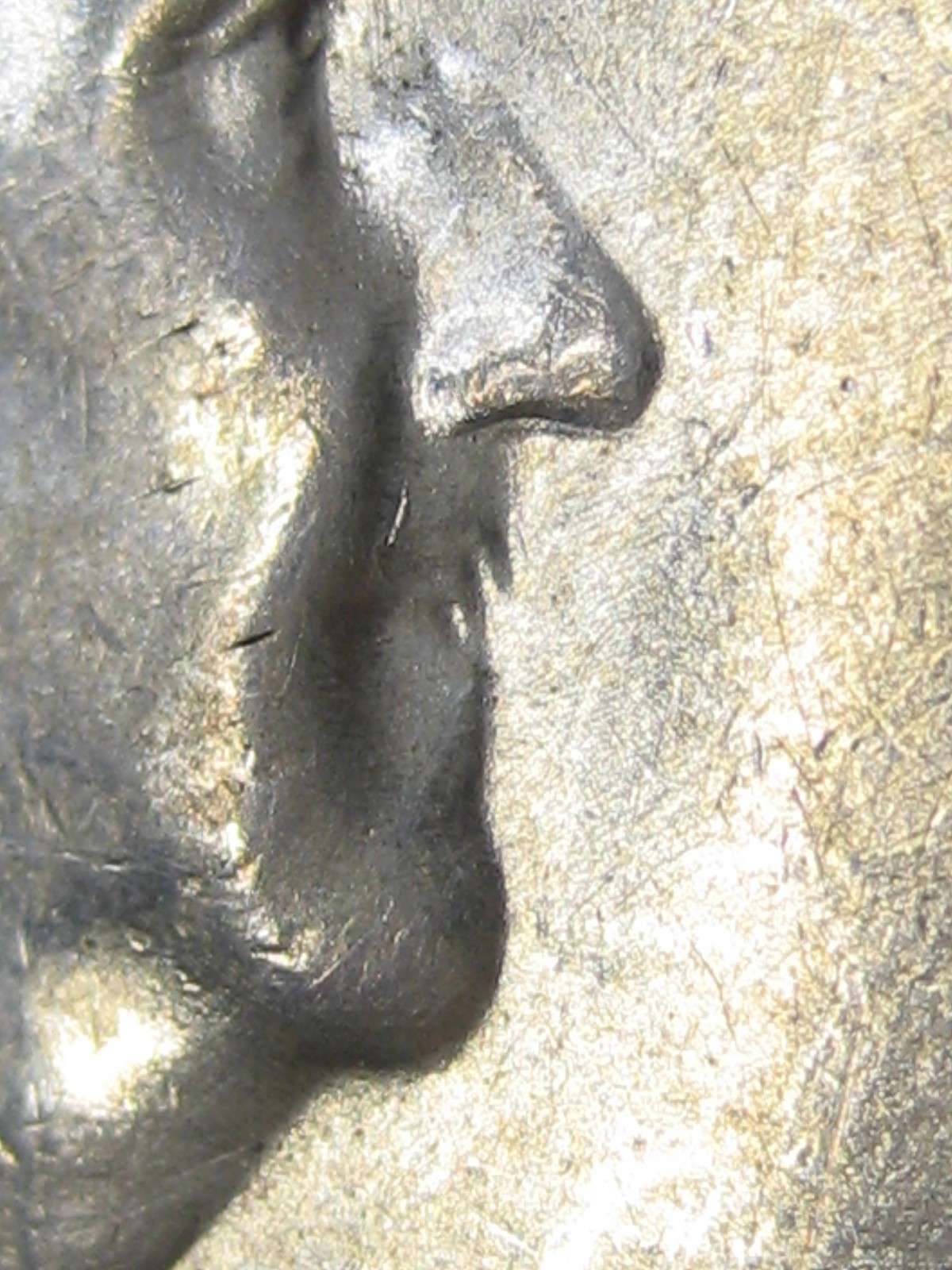 1955 Silver Half dollar "Bugs Bunny" in AU circulated condition.