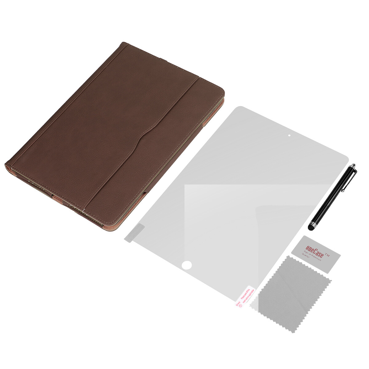 iPad 9th 8th 7th Generation 10.2" Case Leather Stand Cover with Screen Protector