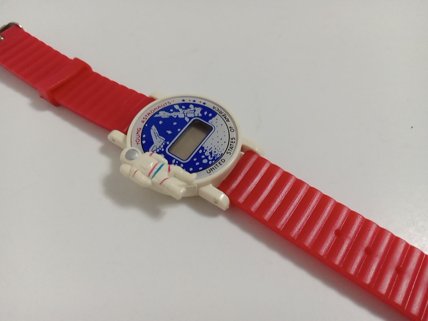 Vintage 1986 Young Astronauts U.S.A. Digital Watch Untested
