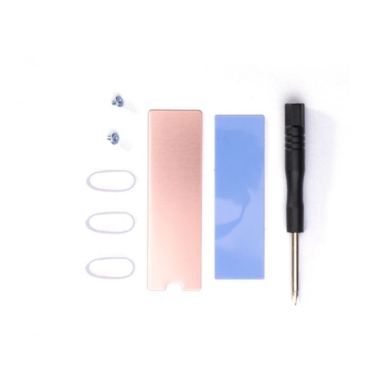 M.2 2280 SSD Coolers Heat Sink for Stable Performances 1mm Thickness Thermal Pad