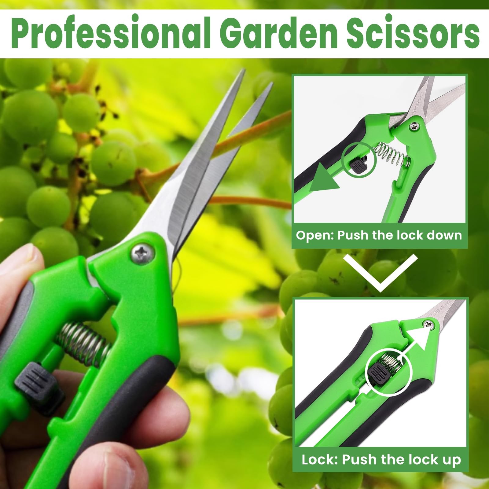 24" Herb Drying Rack with Pruning Shears, Zipper, Hook & Notepad Foldable