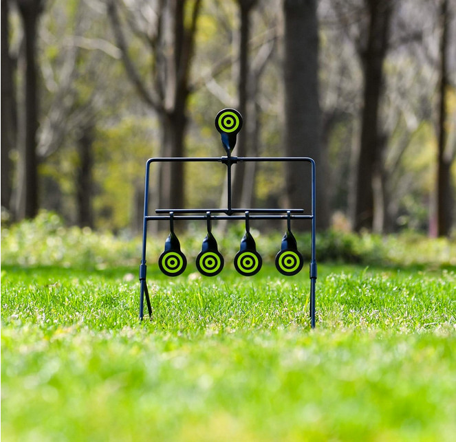 KNINE OUTDOORS Resetting Shooting Target 11” (L) x 13” (H) x 8” (W), Black