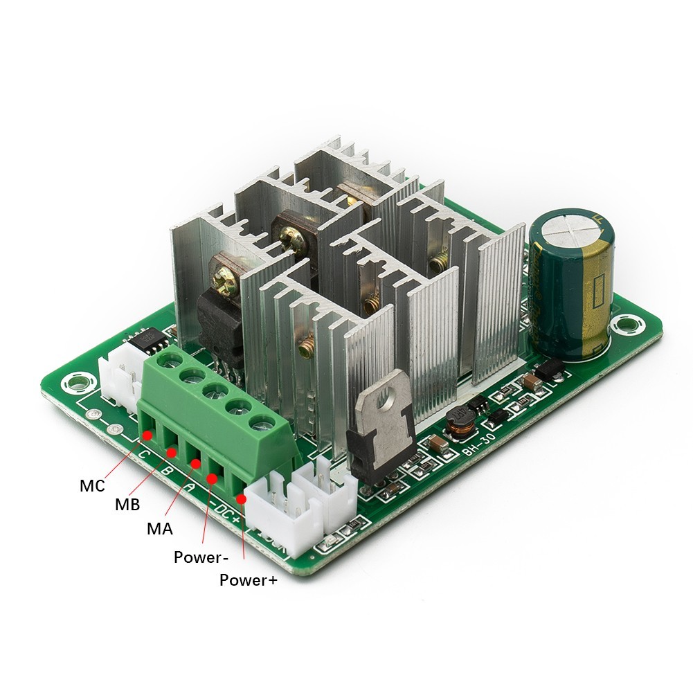 Reversible Brushless Motor Driver for cw Mode DC 5V 36V 15A 3-Phase Control