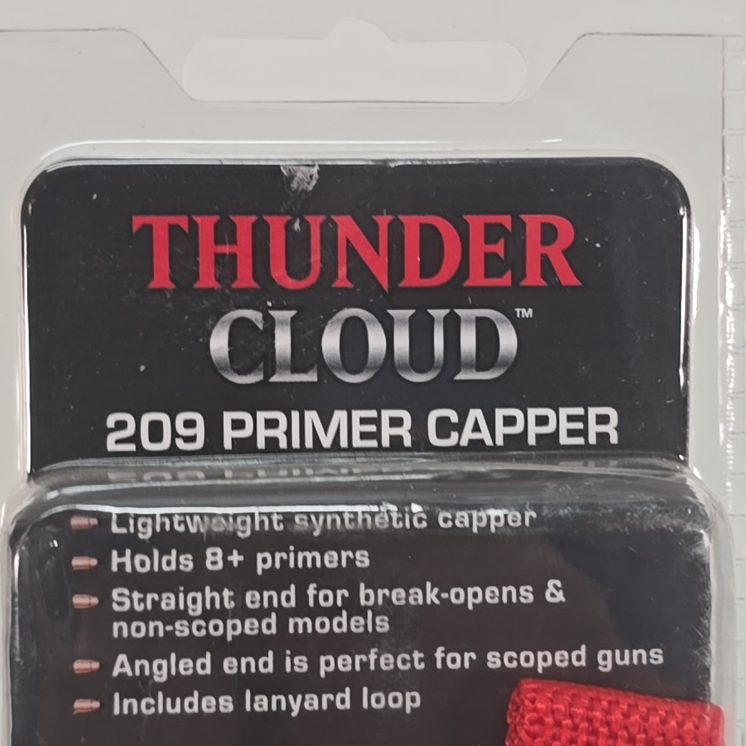 Thunder Cloud 209 Inline Muzzle loader Primer Capper by Allen, holds 8+ Primers