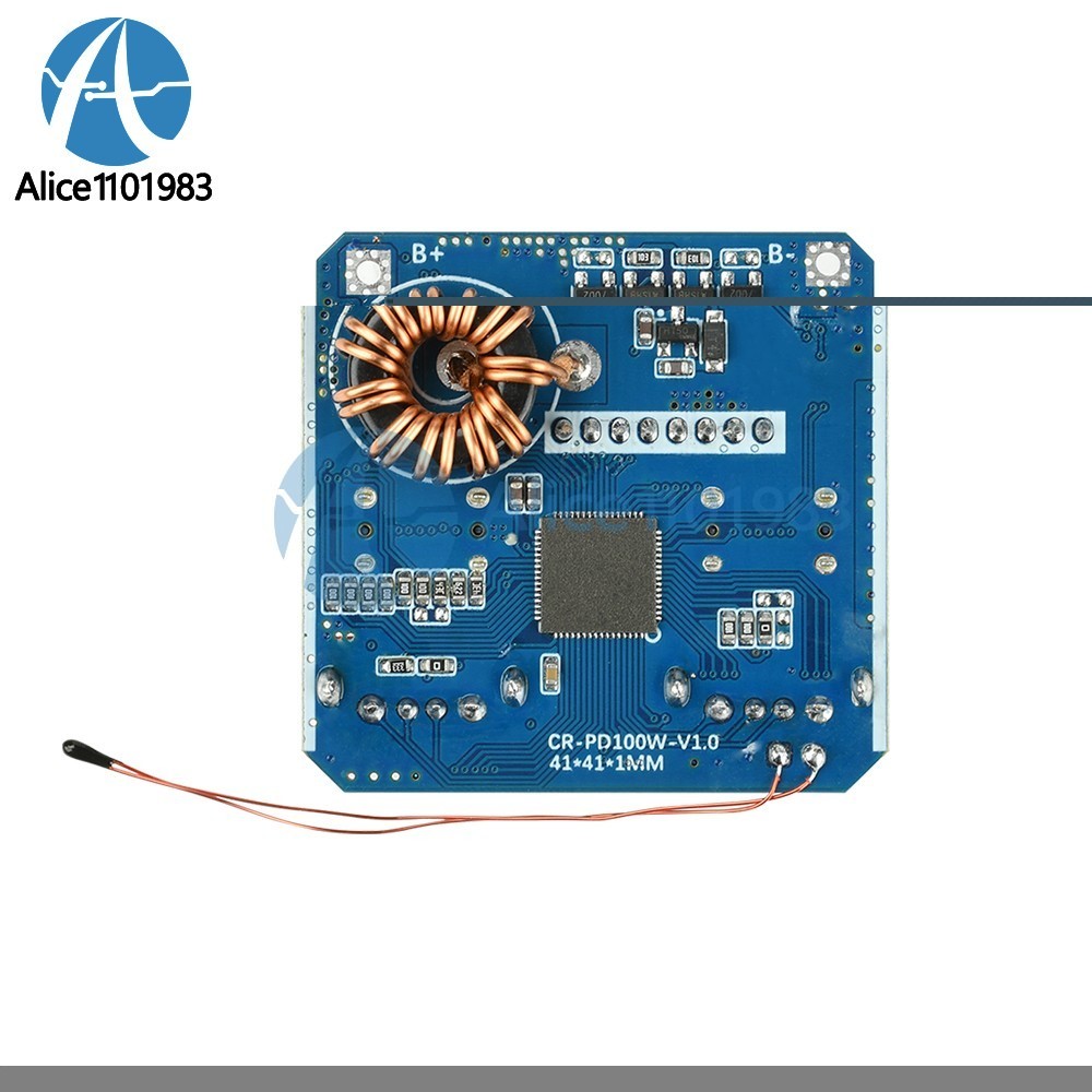 4S PD 100W Bidirectional Fast Charging Module Buck-Boost 20V 5A with Display
