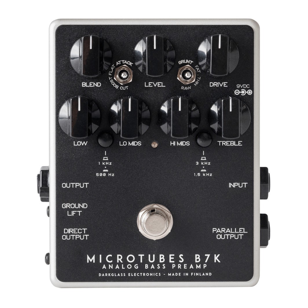 Darkglass Microtubes B7K V2 Preamp/Distortion/DI Bass Effects Pedal