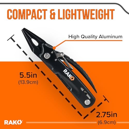 Pro Tools Pliers Multitool - Cool Unique Pocket Size (1 count) Plier Multitool