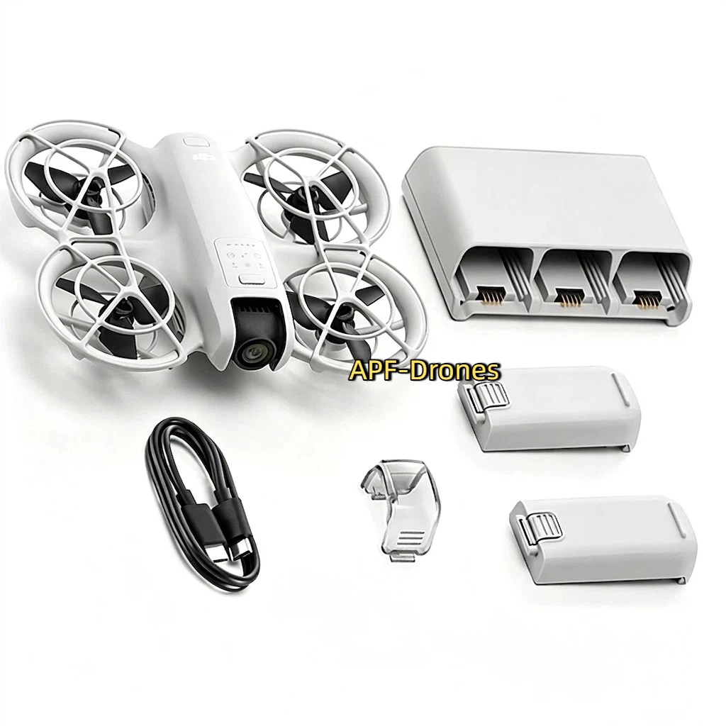 DJI Neo Selfie Drone with 2pcs Flight Batteries + Charging Hub, Gimbal Protector