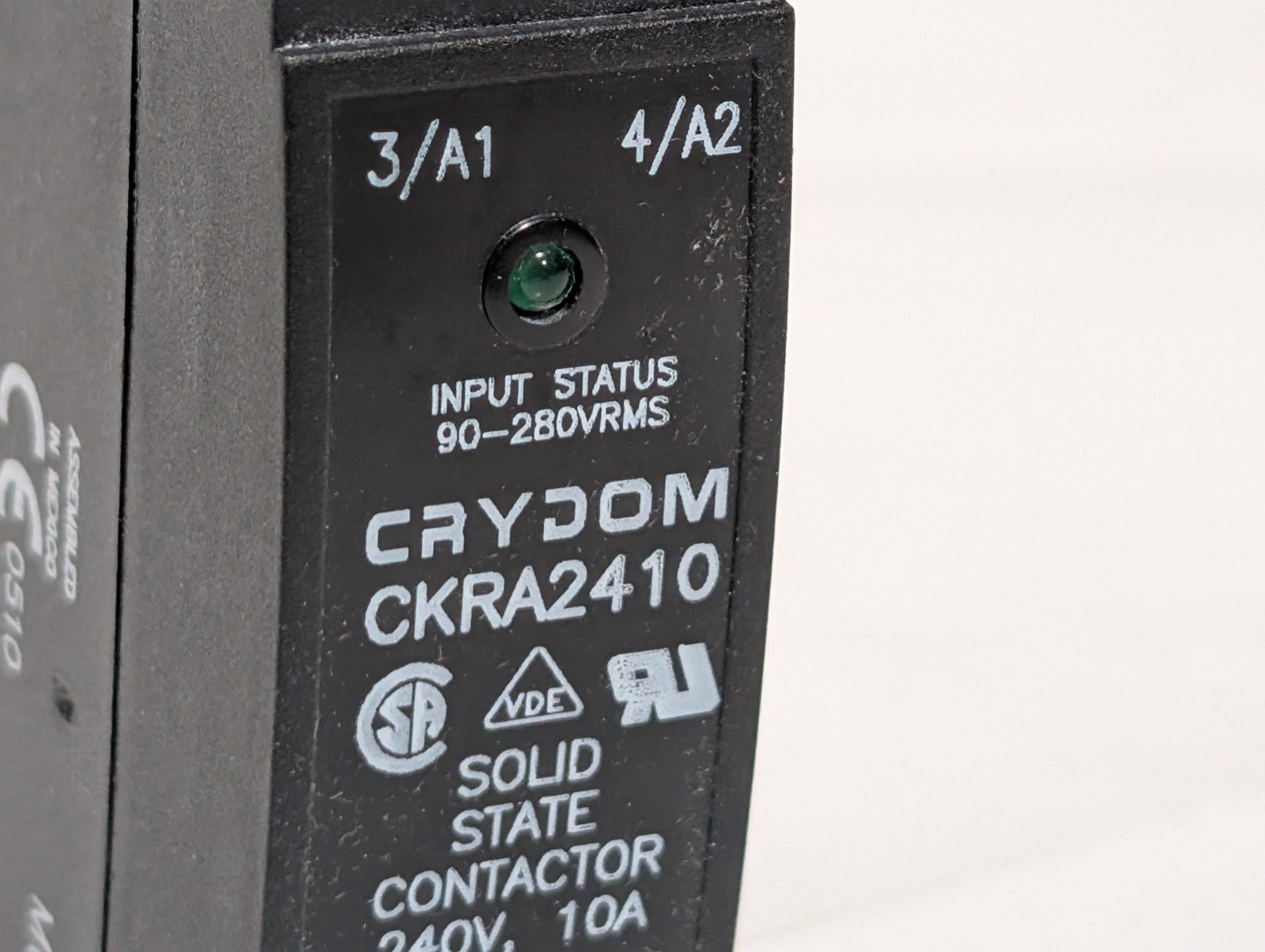 Crydom CKRA2410 Solid State Contactor Relay, 240V, 10A, CKR Series Switch