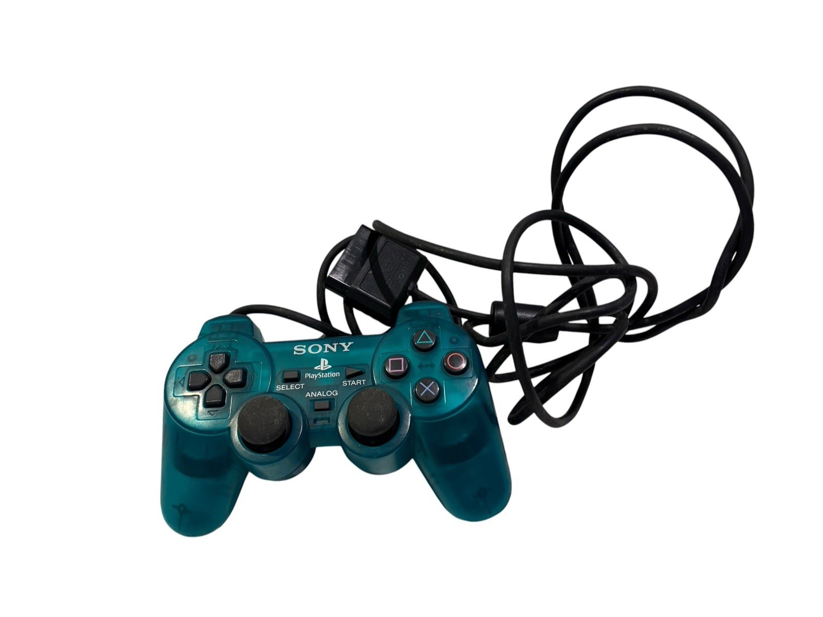 PS2 Dual Shock Analog Controller Emerald Green PlayStation 2 OEM