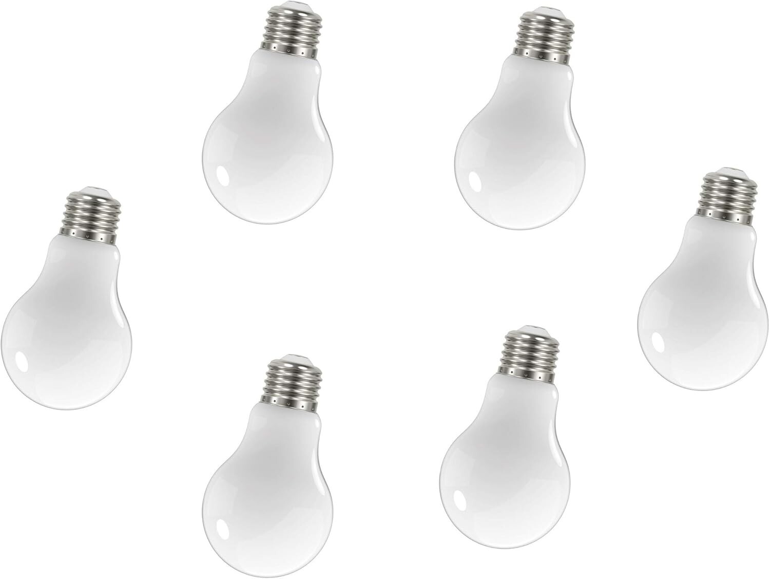 Satco S12428 - 11 Watt LED A19 Soft White LED Bulbs - 4000K - 120 Volt (6 pack)