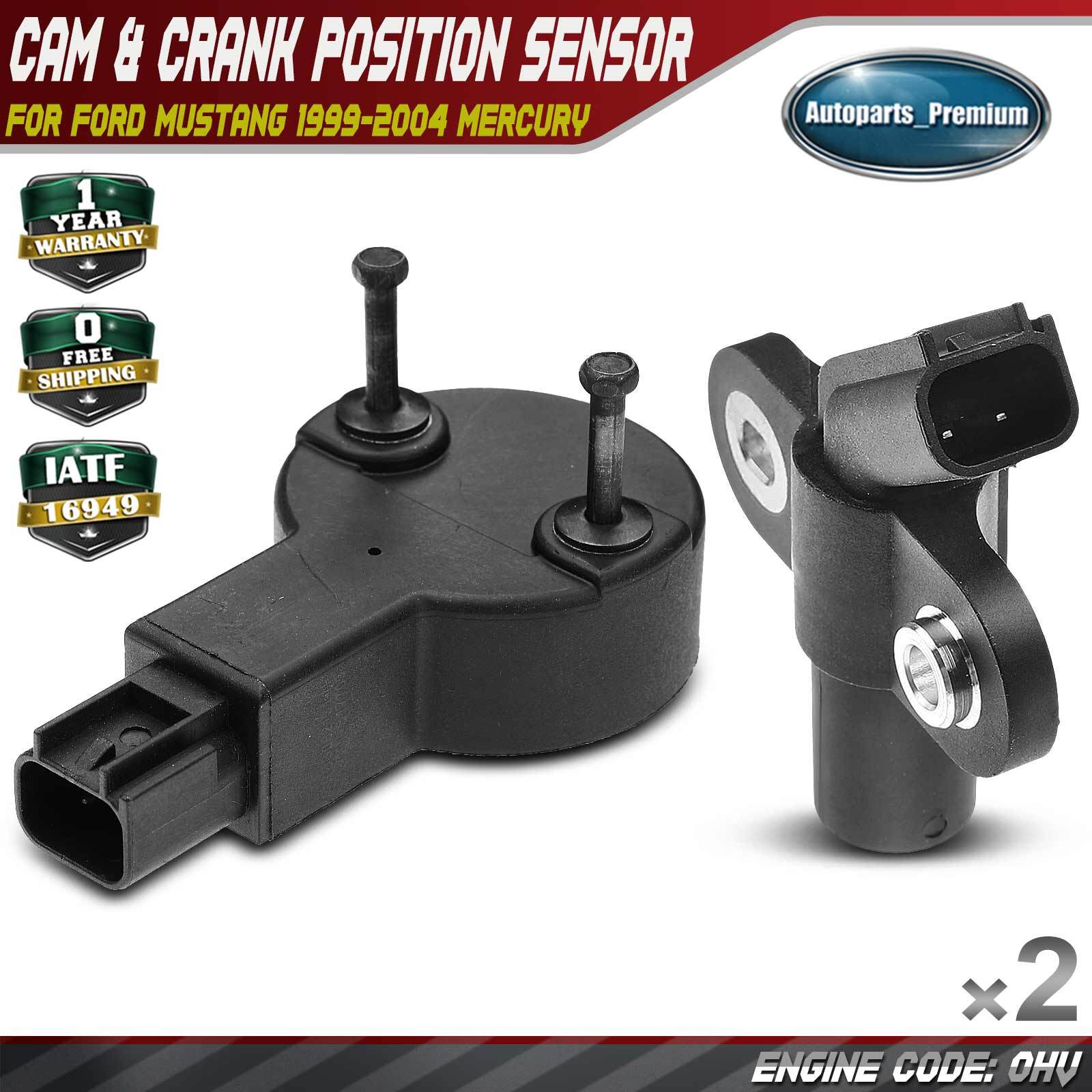 New Camshaft & Crankshaft Position Sensor for Ford Mustang 1999-2004 Mercury OHV