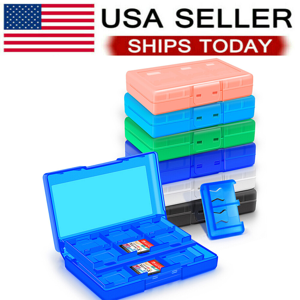 For Nintendo Switch 24 in 1 Game Card Case Holder Box Storage