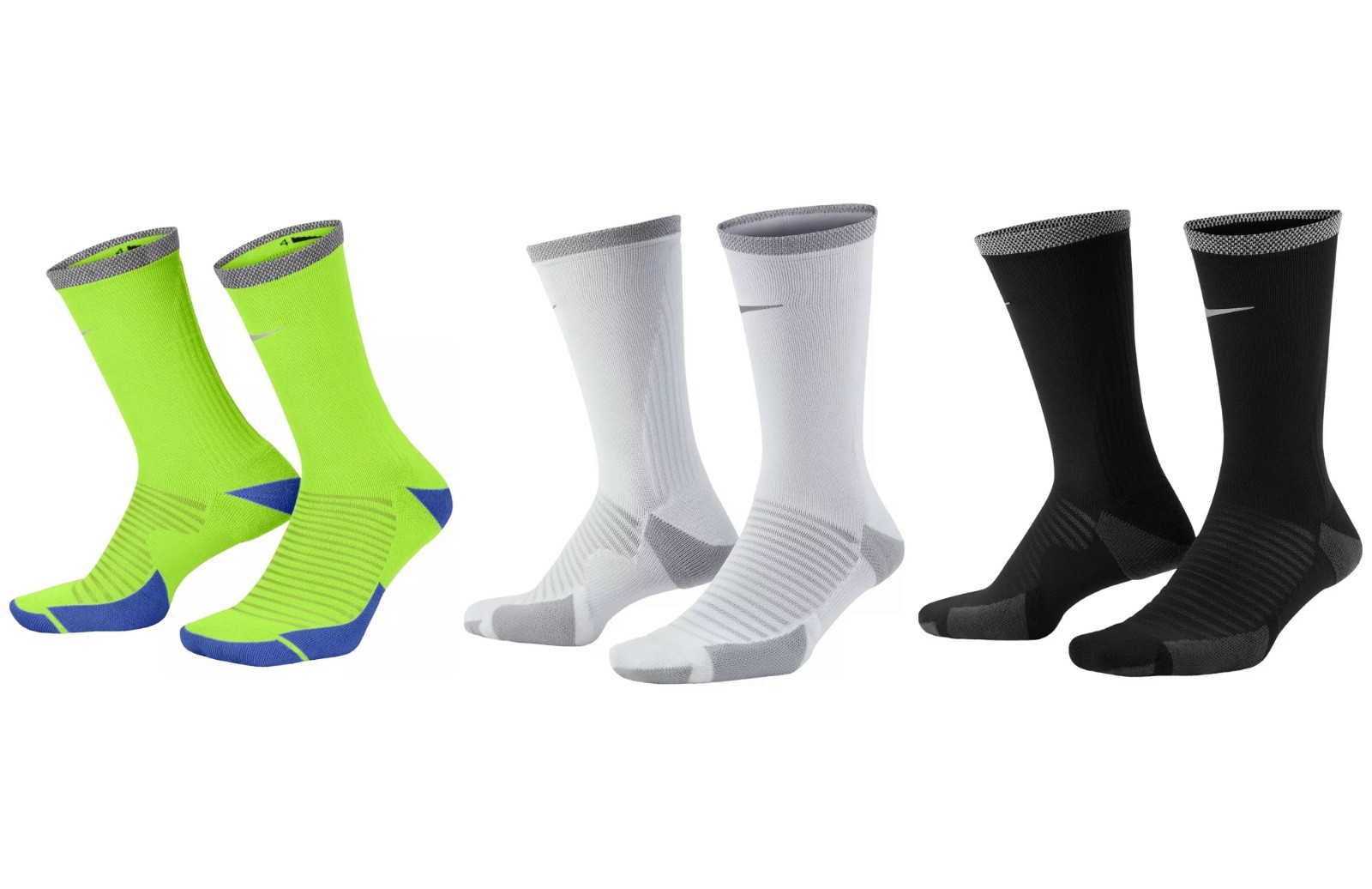 NWT Nike Dri-FIT Spark Cushioned Crew Running Socks (1 Pair) MSRP $20