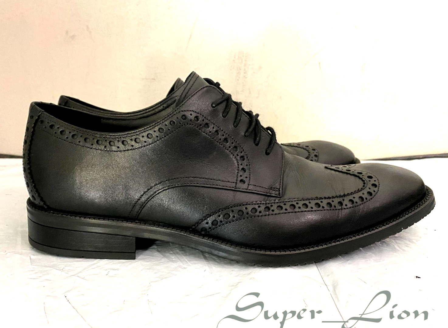 COLE HAAN Men's ME Wing Oxford Dress Shoes - SIZE 10.5 - BLACK