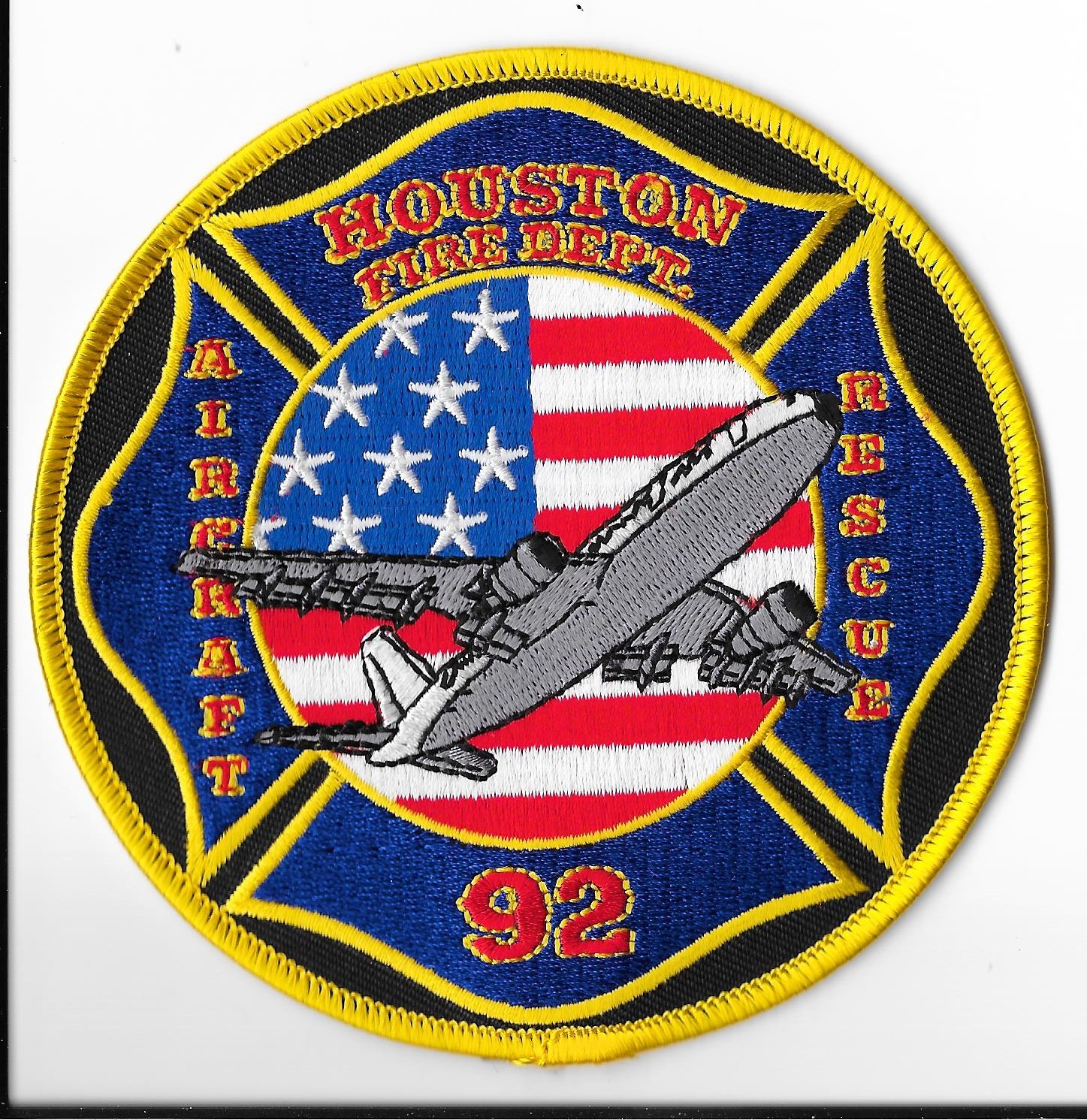 Houston Fire Department, Texas Station 92 Shoulder Patch V1