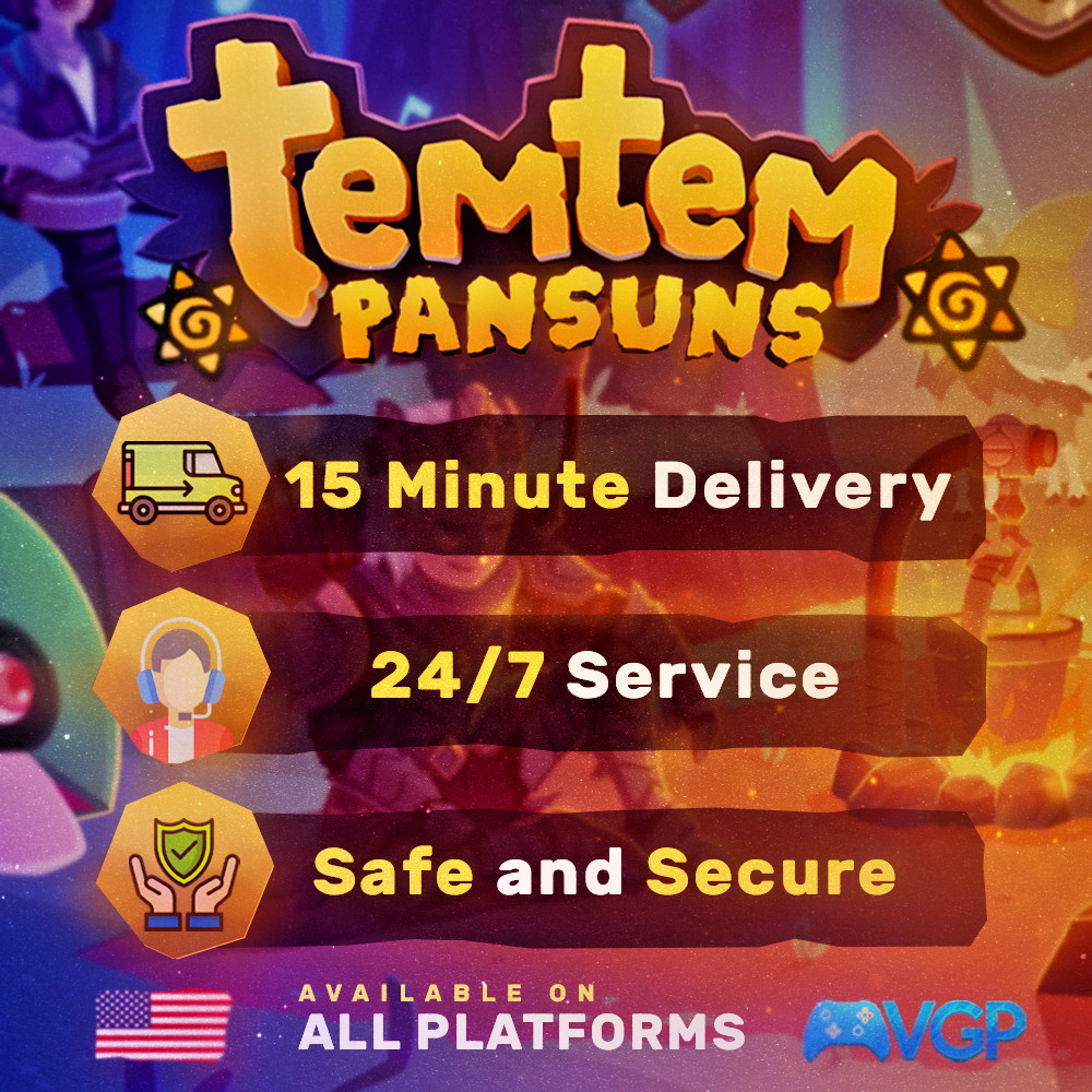 🔥 TemTem Pansuns 🔥 100K-5M 🚛 15 min Delivery ✔️100% Positive FB TemTem Pansun