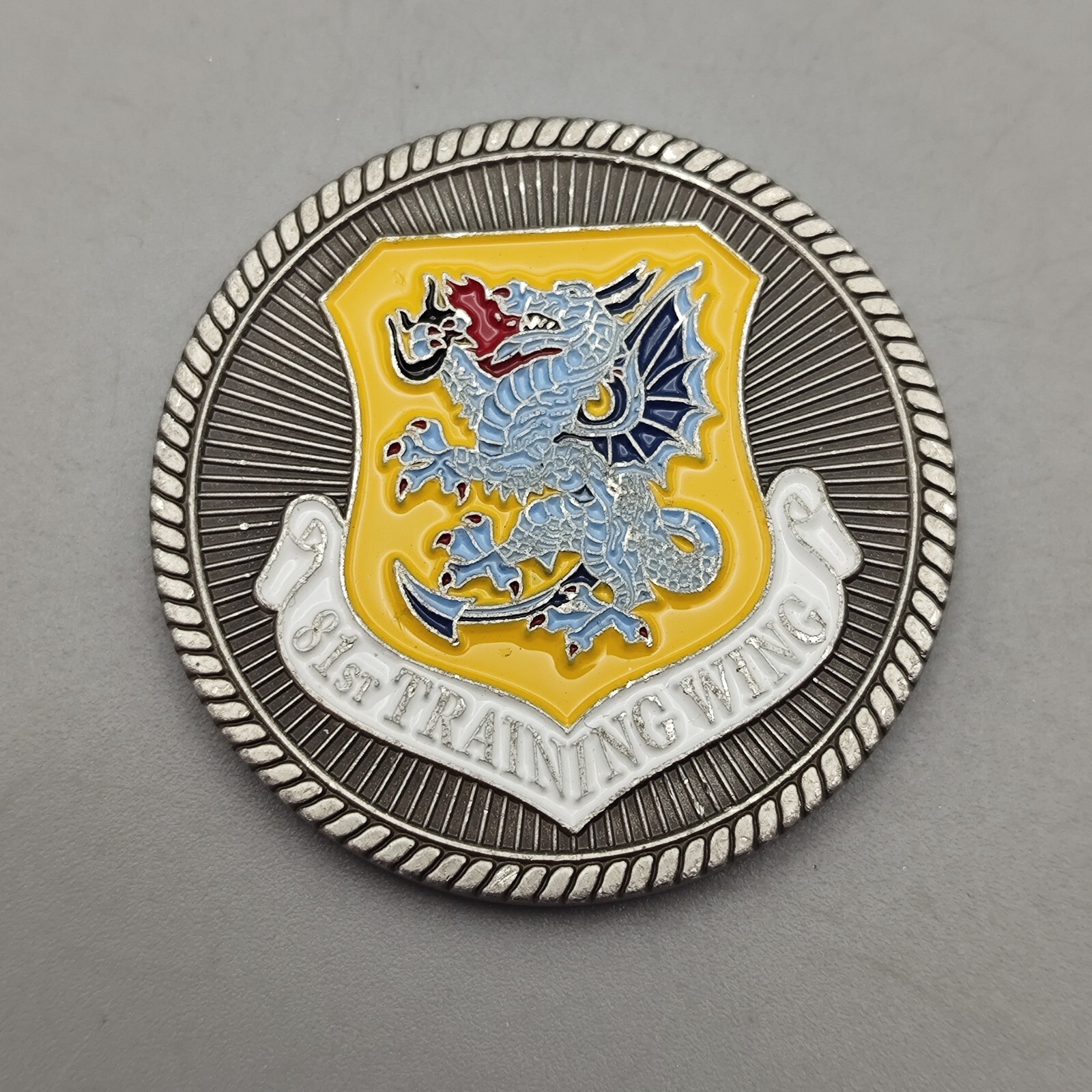 US Air Force Keesler Afb 81st Training Wing Challenge Coin