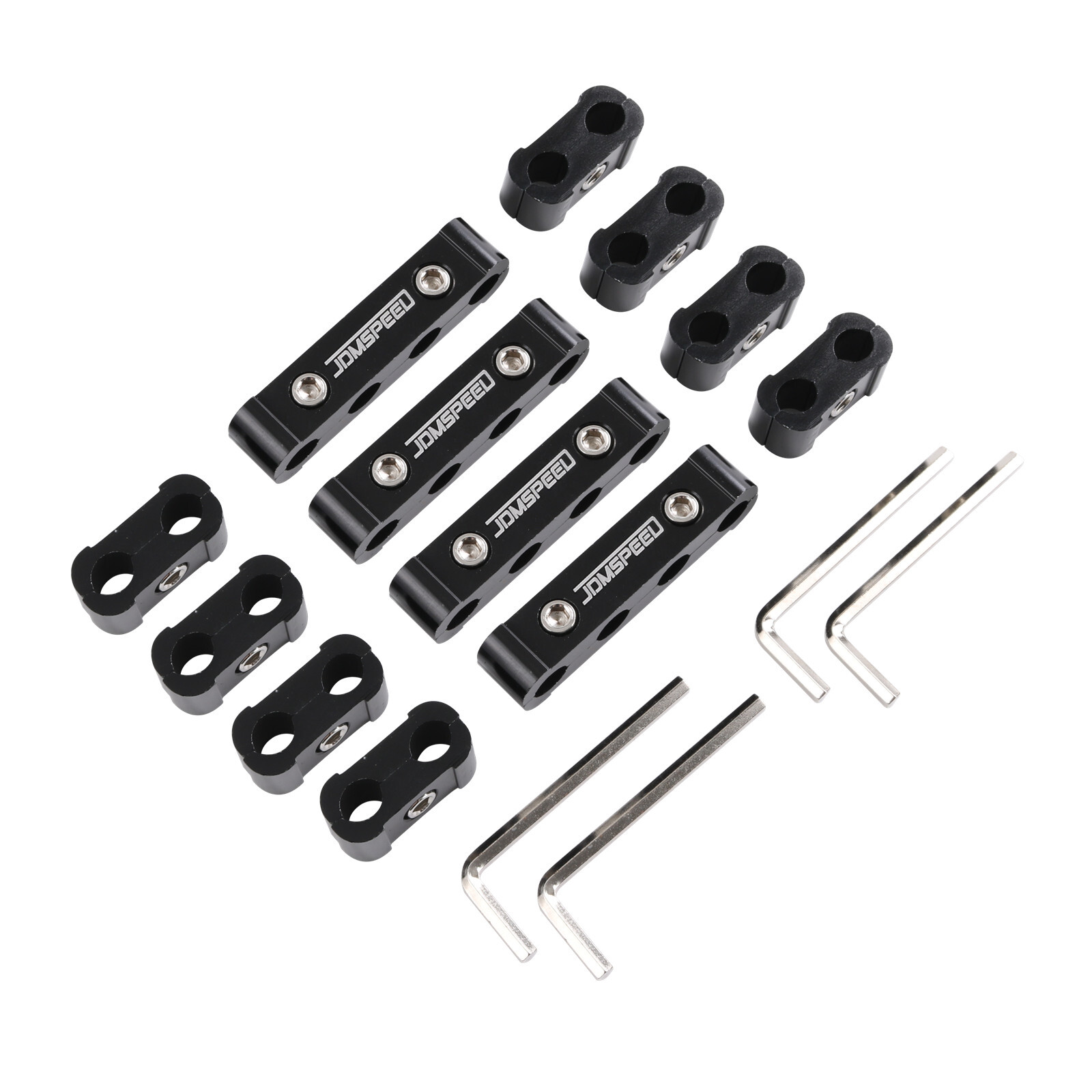 Black Aluminum Wire Separator Spark Plug Electrical Wire Divider For 8 9 10mm