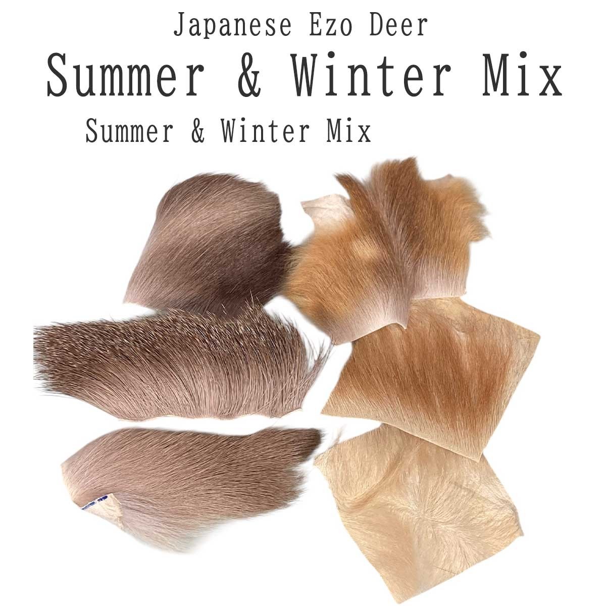 Ezo Deer Hair Combo Pack – Premium Japanese Fly Tying Material Summer/Winter