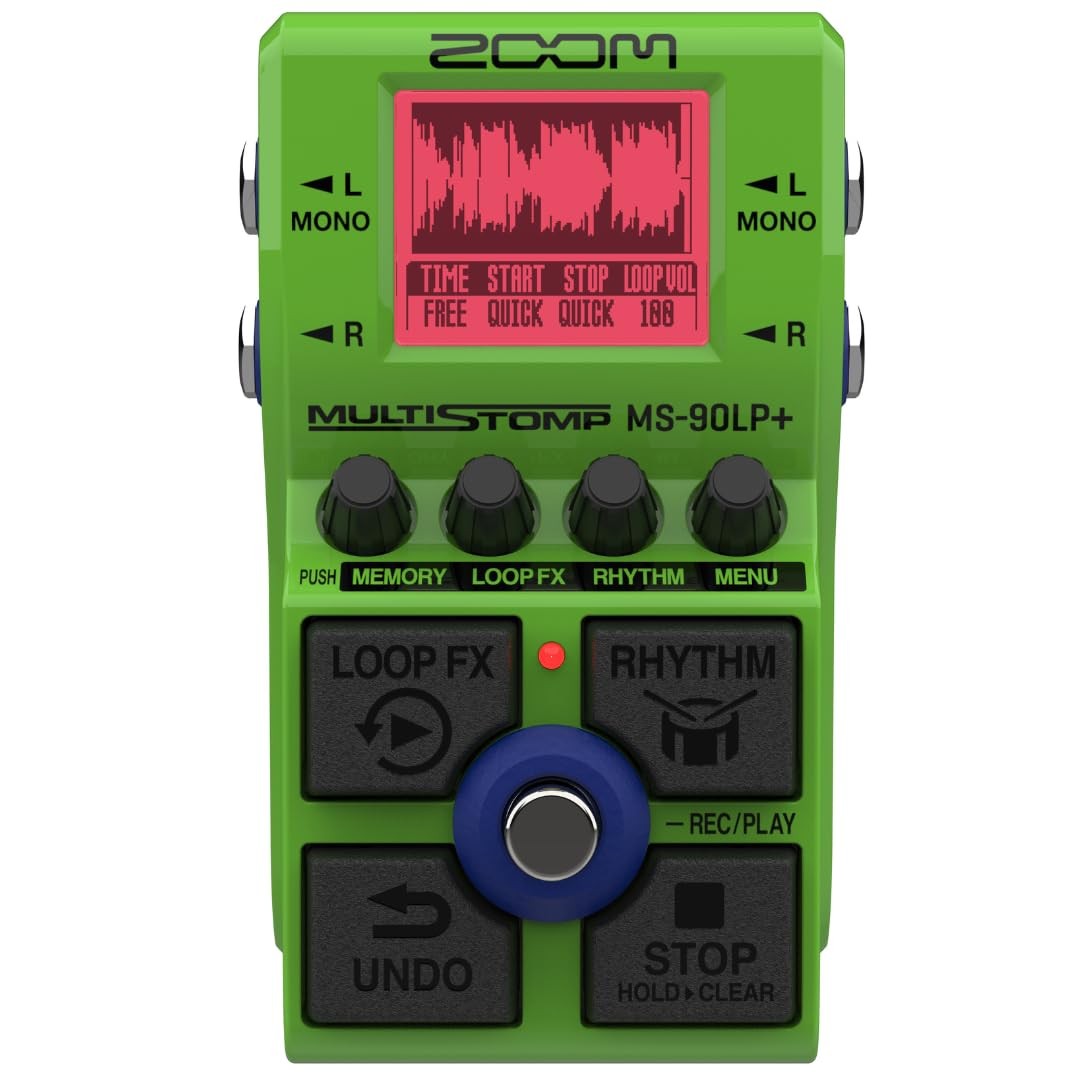 ZOOM MS-90LP+ MS-90LP Plus Guitar Multi-Effect Pedal with Looping Function Over