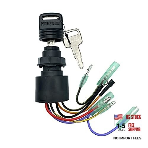 Boat Ignition Switch with Key Replacement for Mercury Mariner Outboard Motor