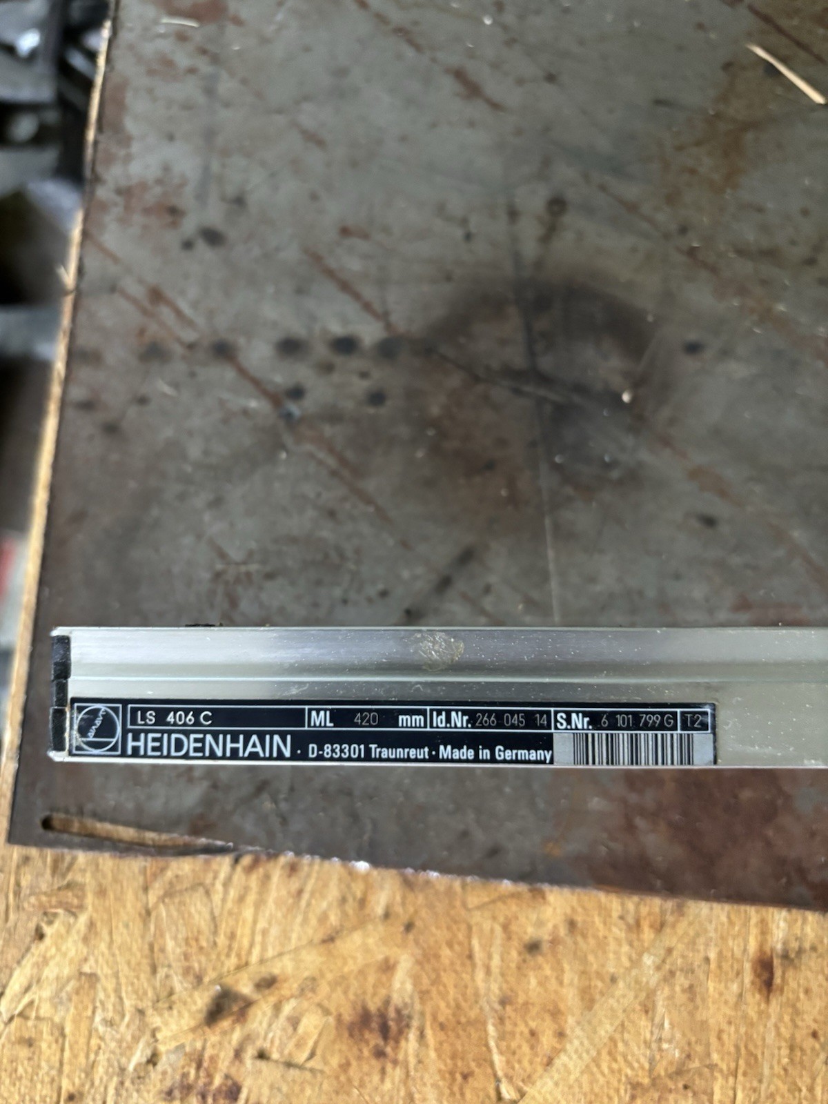 Heidenhain Ls 460 C Linear Encoder Used In Good Working Condition Fast Shipping