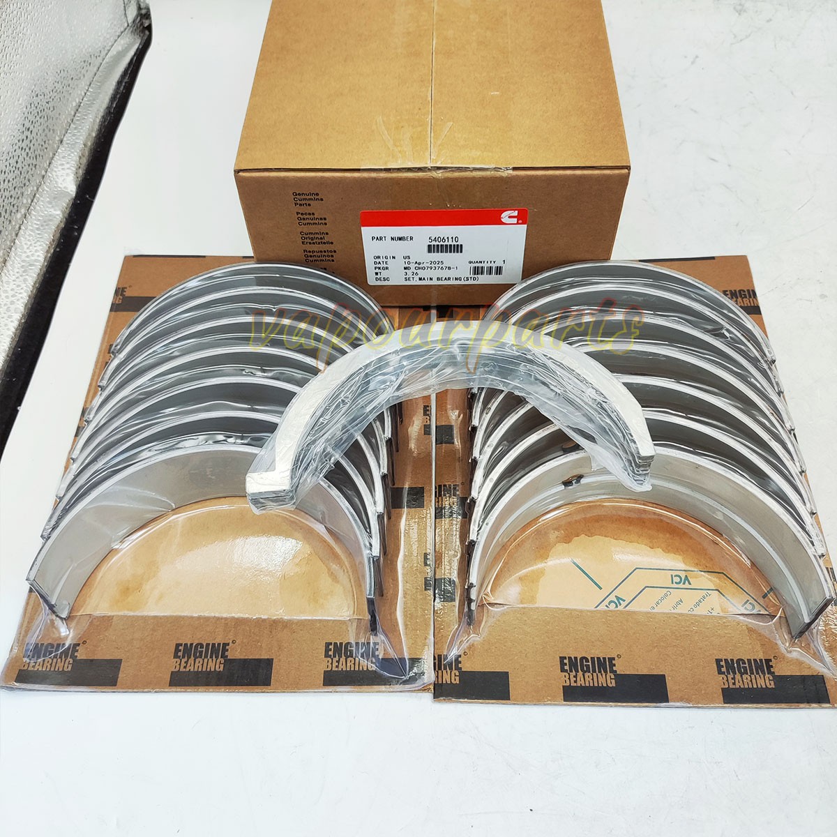 Main Bearing Kit 5406110 For Cummins ISX15 QSX15 Engine Brand New