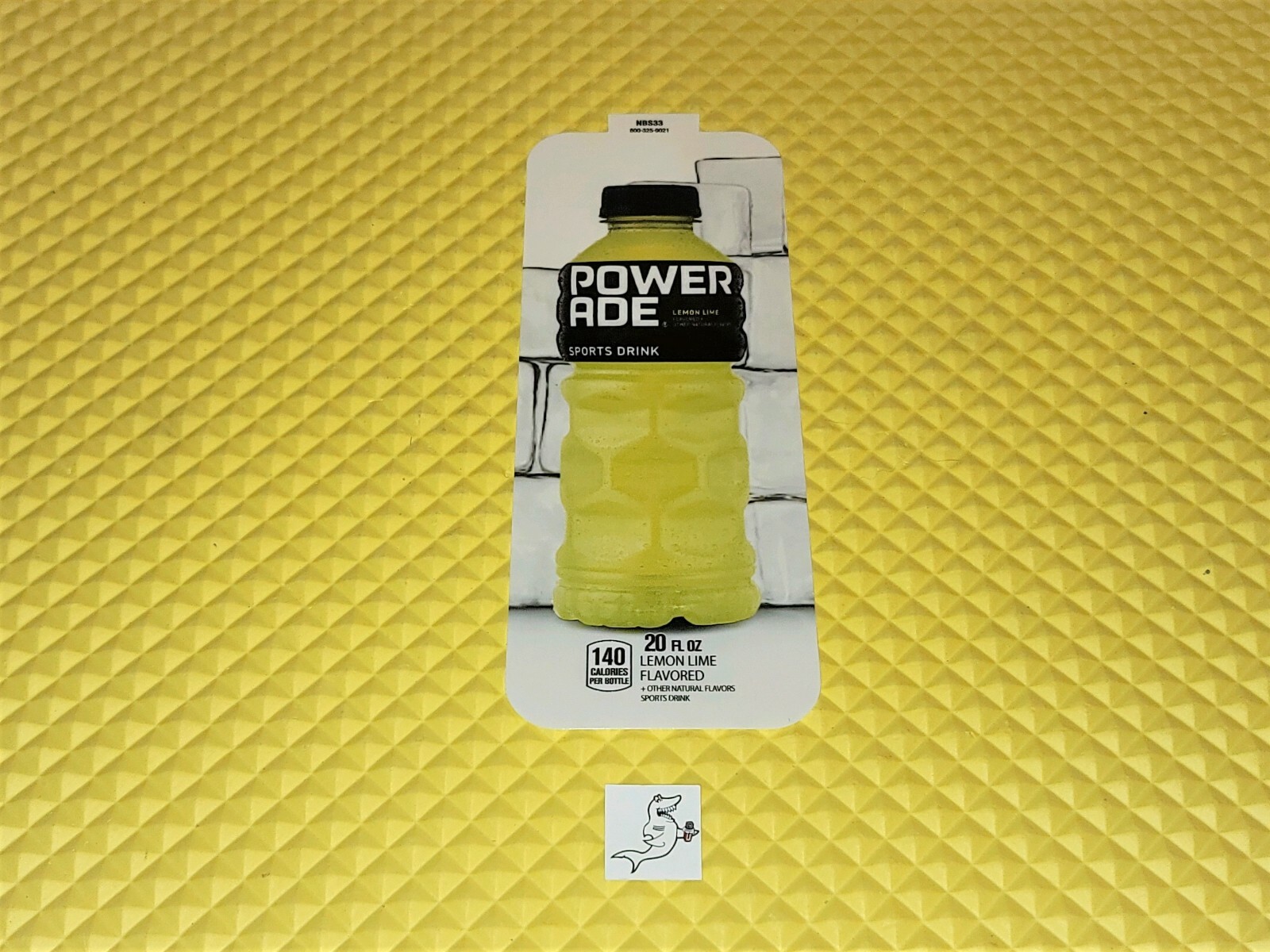 ROYAL VENDORS 660 SODA MACHINE "LEMON LIME POWERADE" 20oz BOTTLE VEND LABEL