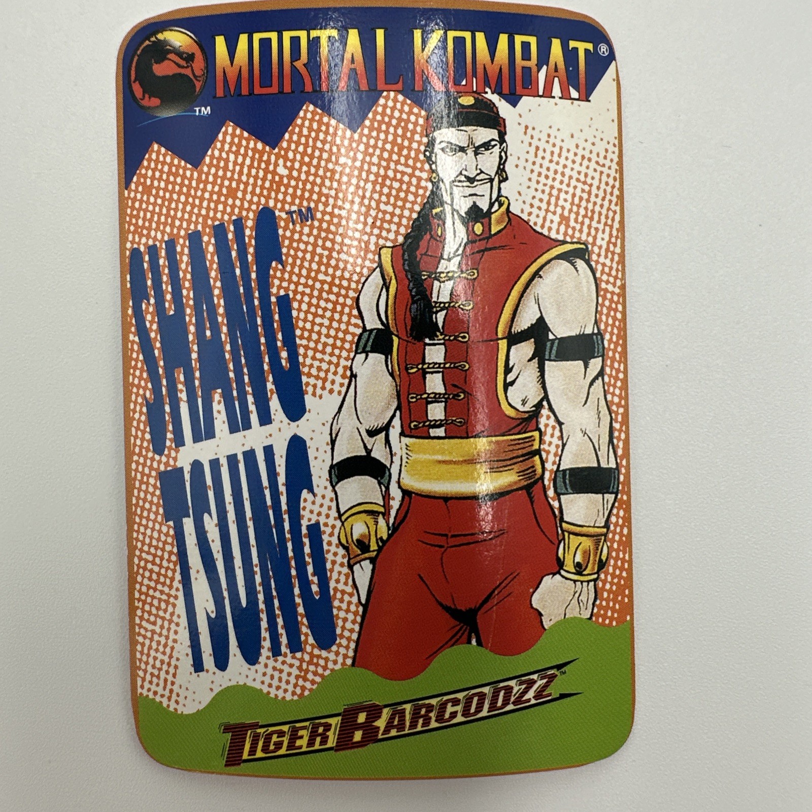 Mortal Kombat Tiger Barcodzz Card Lot Of 20 Sub Zero Scorpion Rayden Free Ship