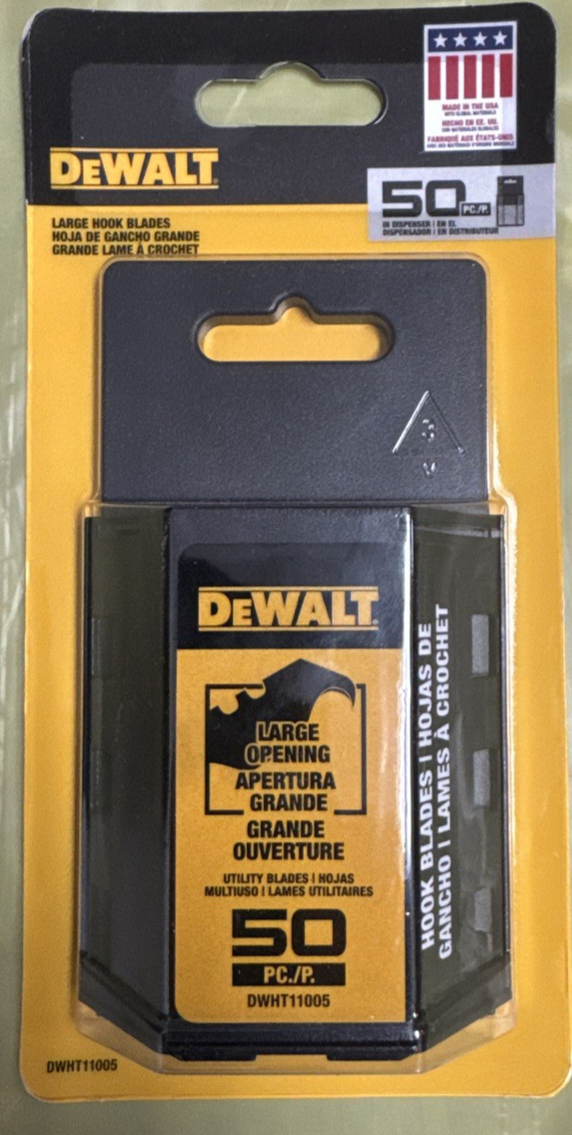 DEWALT Hook Blade 50-Pack Large Opening  Thick Materials Roofing Shingle 11005