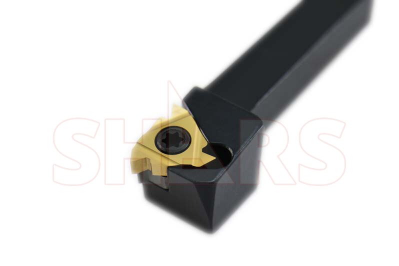 Shars 3/8 x 2-1/2 LH Indexable External Threading Tool Holder IR16 Insert NEW P]
