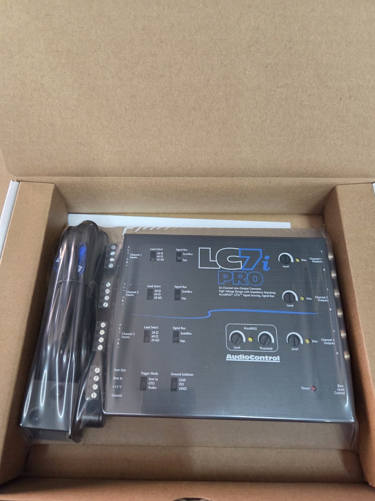 AudioControl LC7i PRO 6-Channel Line Output Converter Line Driver w ACR-1 Remote
