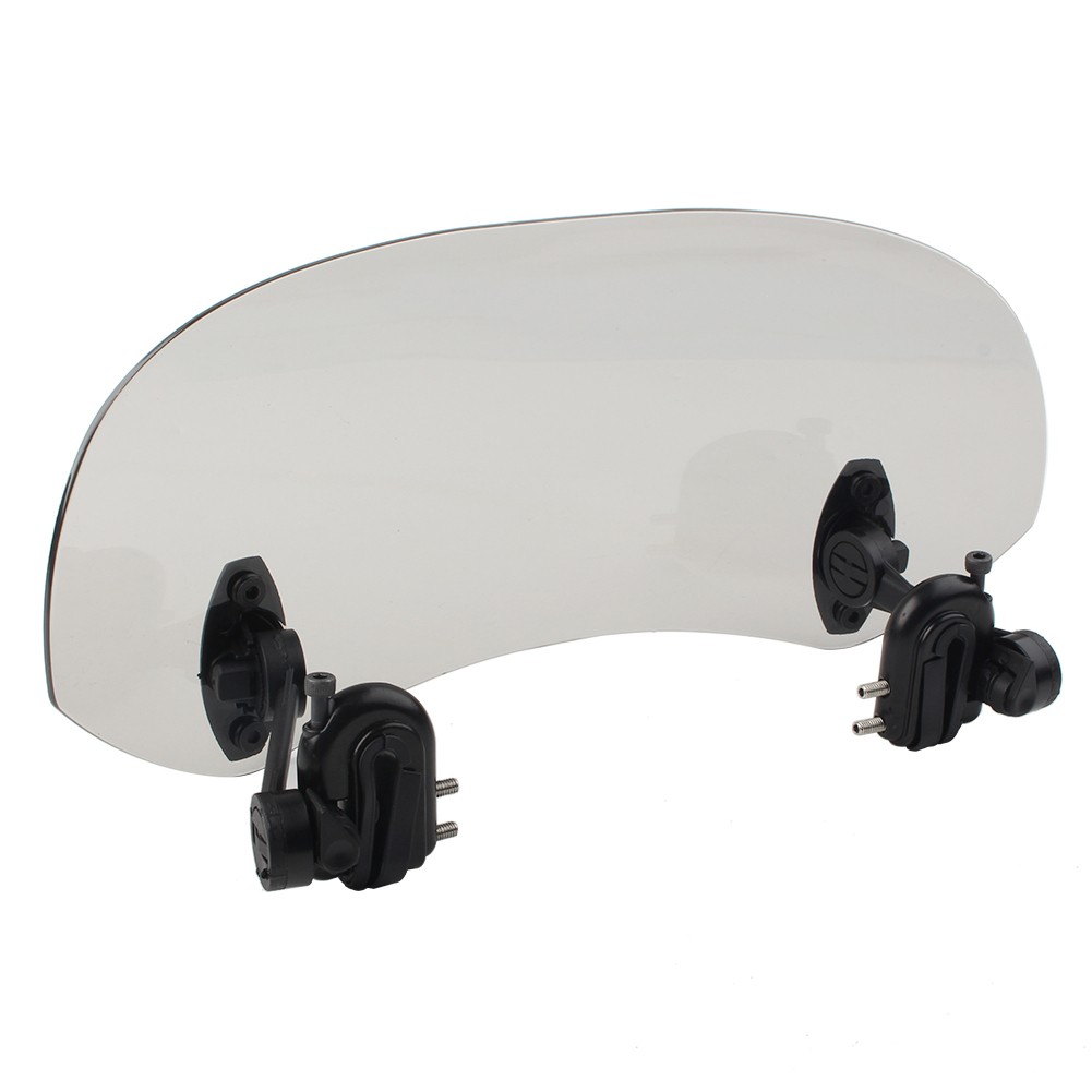 Adjustable Clip-On Windshield Extension Spoiler Windscreen Deflector Motor US