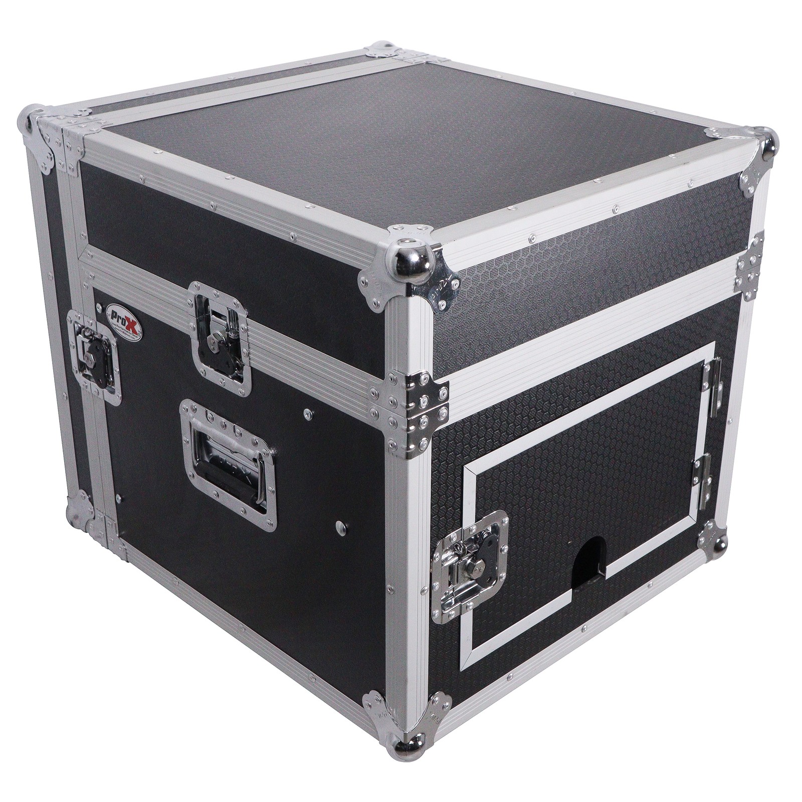 ProX T-6MRSS MK2 6U Vertical Rack and 10U Top Adjustable Angle Slant Mixer