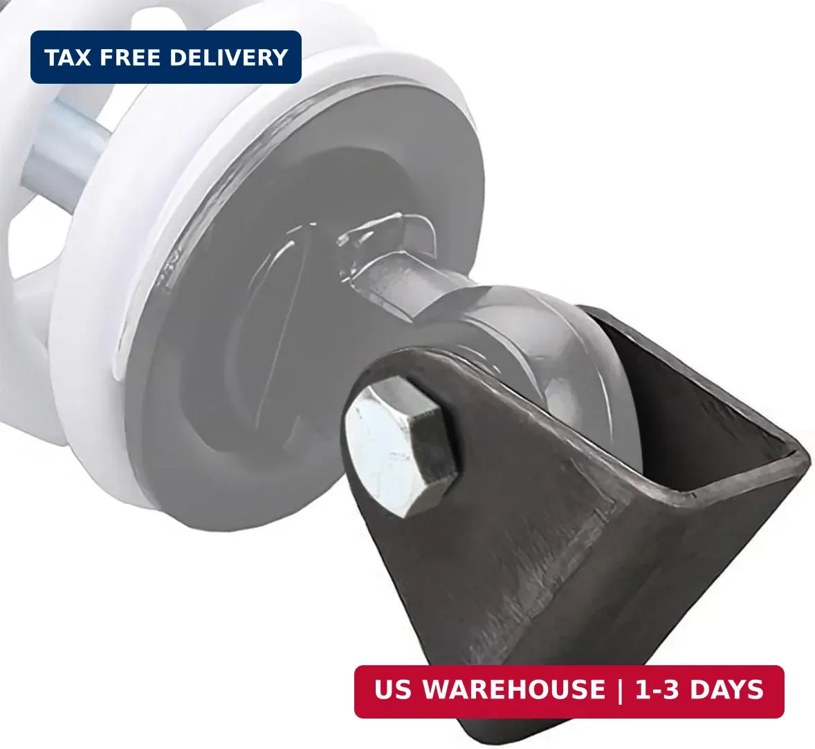 4 Pack Weld-On Suspension Shock Mount Bracket, 1" Width Absorber Bracket | for M