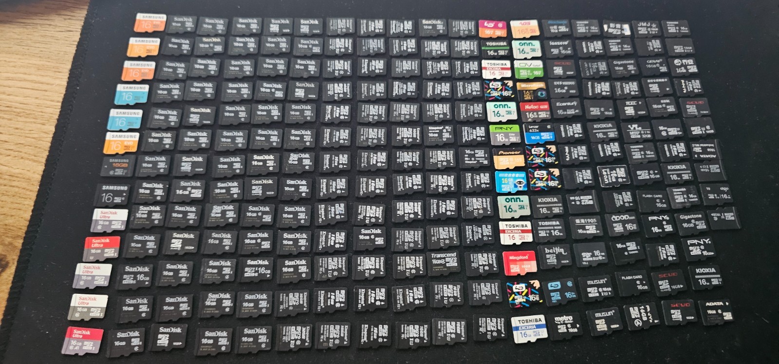 10x 16GB Micro SD Cards – Mixed Brands – Used Tested – CCTV Dashcam Camera
