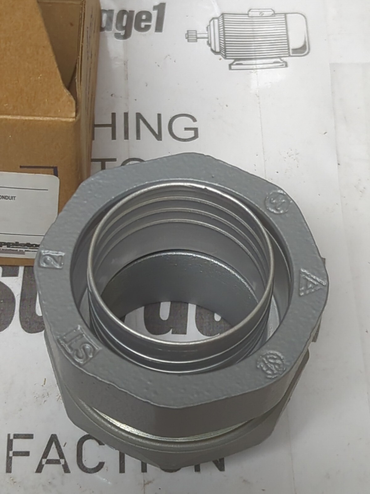 APPLETON,ST-200,LIQUID TIGHT 2 INCH CONDUIT CONNECTOR NEW
