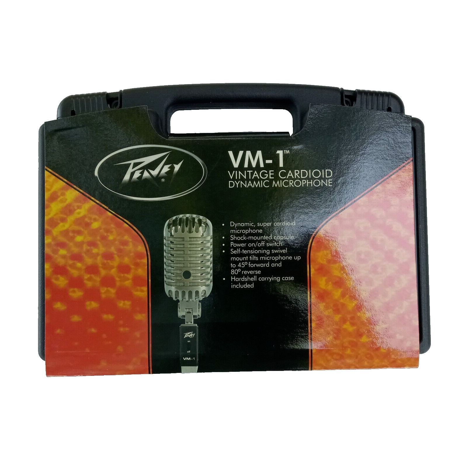 Peavey VM-1 Silver Vintage Metal Super Cardioid Microphone Phantom Powered