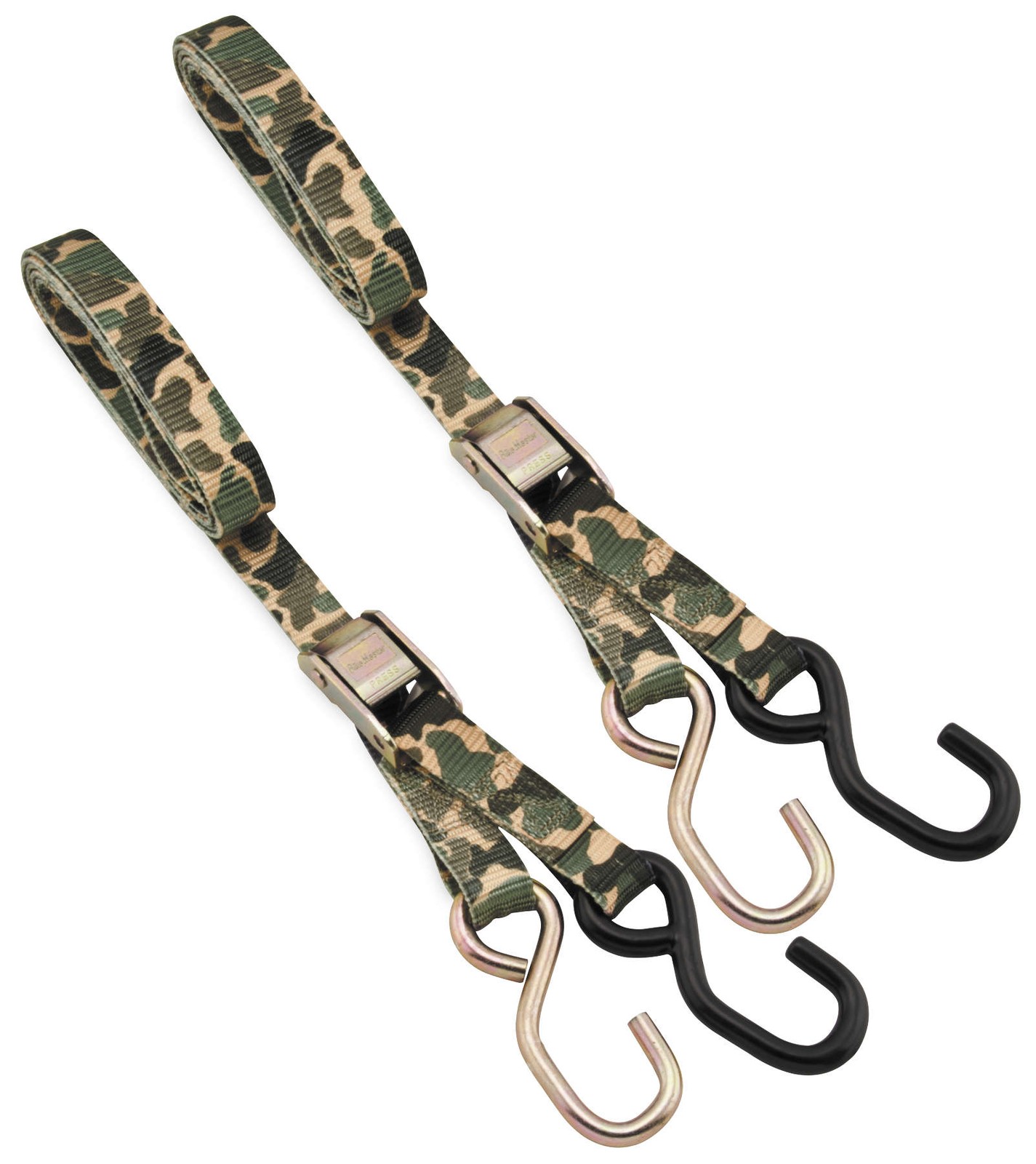 Standard Tie Downs - Pair - 1" x 72" Camouflage Bikemaster 100523